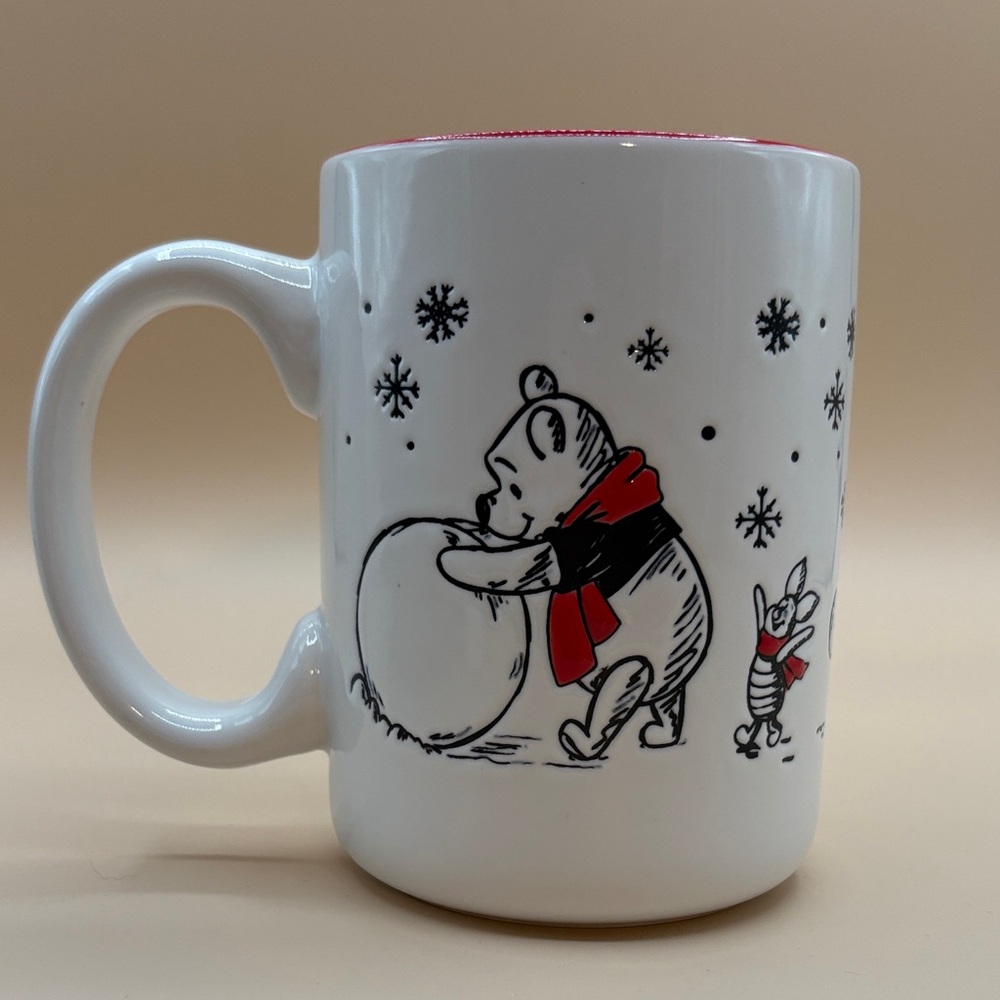Disney White and Red Mug with Winnie the Pooh Design - Picture 1 of 6